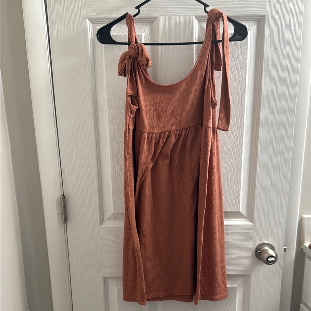 Elegant Rust Dress